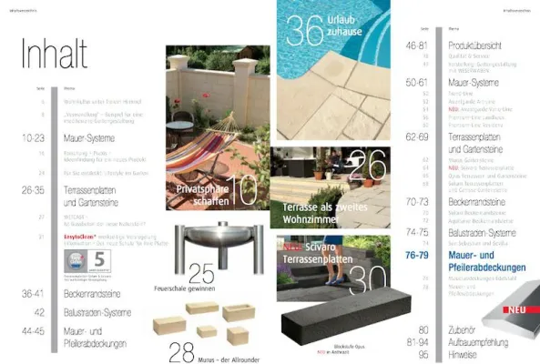 Bild: WESERWABEN-Produktkatalog 2014: Gartenideen aus dem wahren Leben