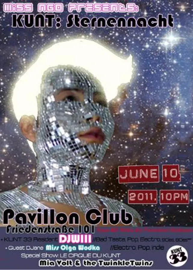 Aktueller Party-Flyer