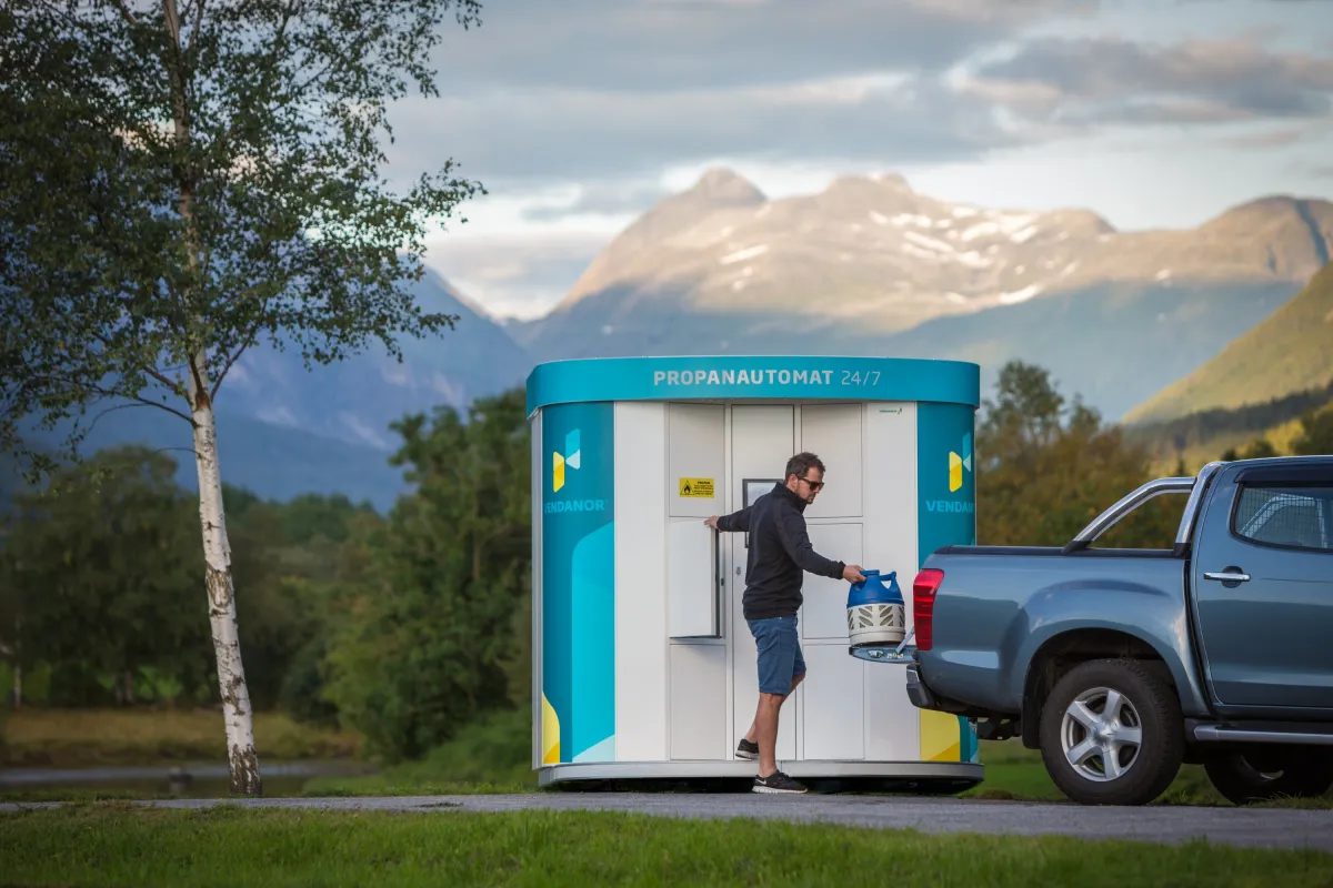 Gasflaschen-Automat von Vendanor (© Vendanor)