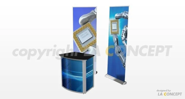 Bild: Benutzerfreundliches Rollup Display – das Rollup Easy Change