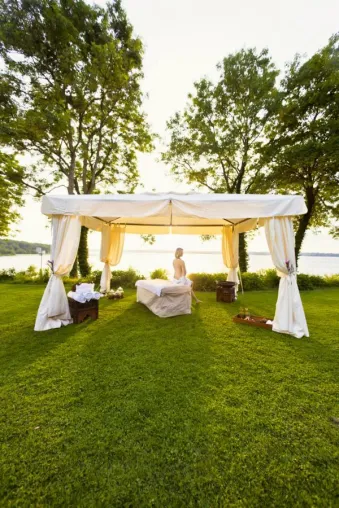 Bild: Draußen macht glücklich: Das Vitalhotel Alter Meierhof im Sinnesrausch