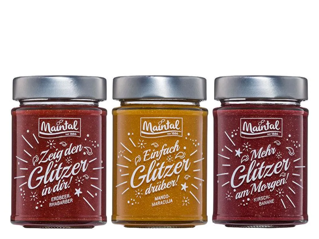 Maintal Glitzer-Fruchtaufstrich