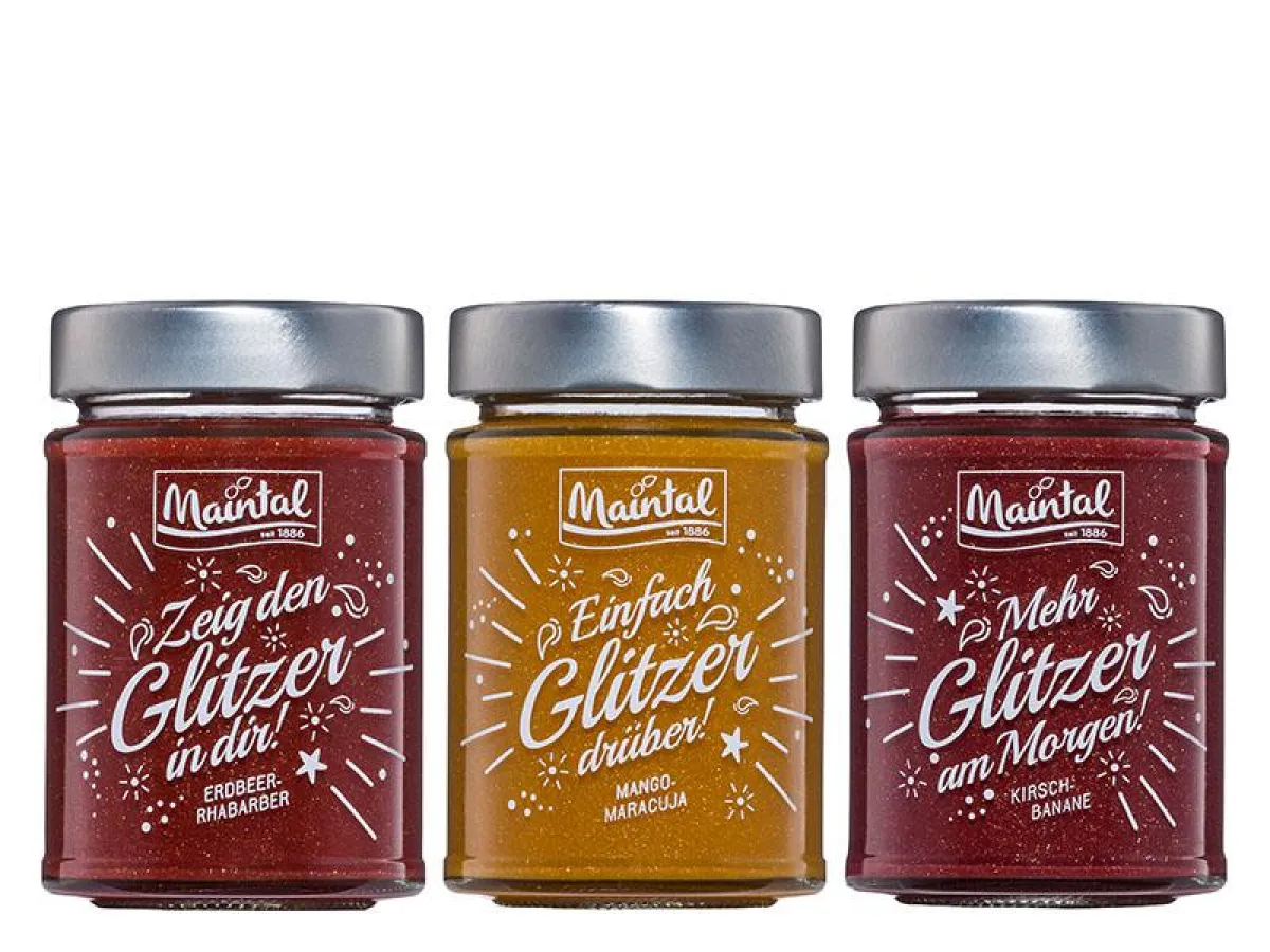 Maintal Glitzer-Fruchtaufstrich
