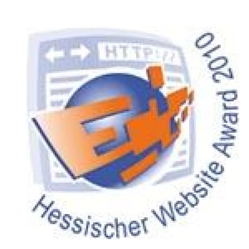 Logo Hessischer Website Award 2010