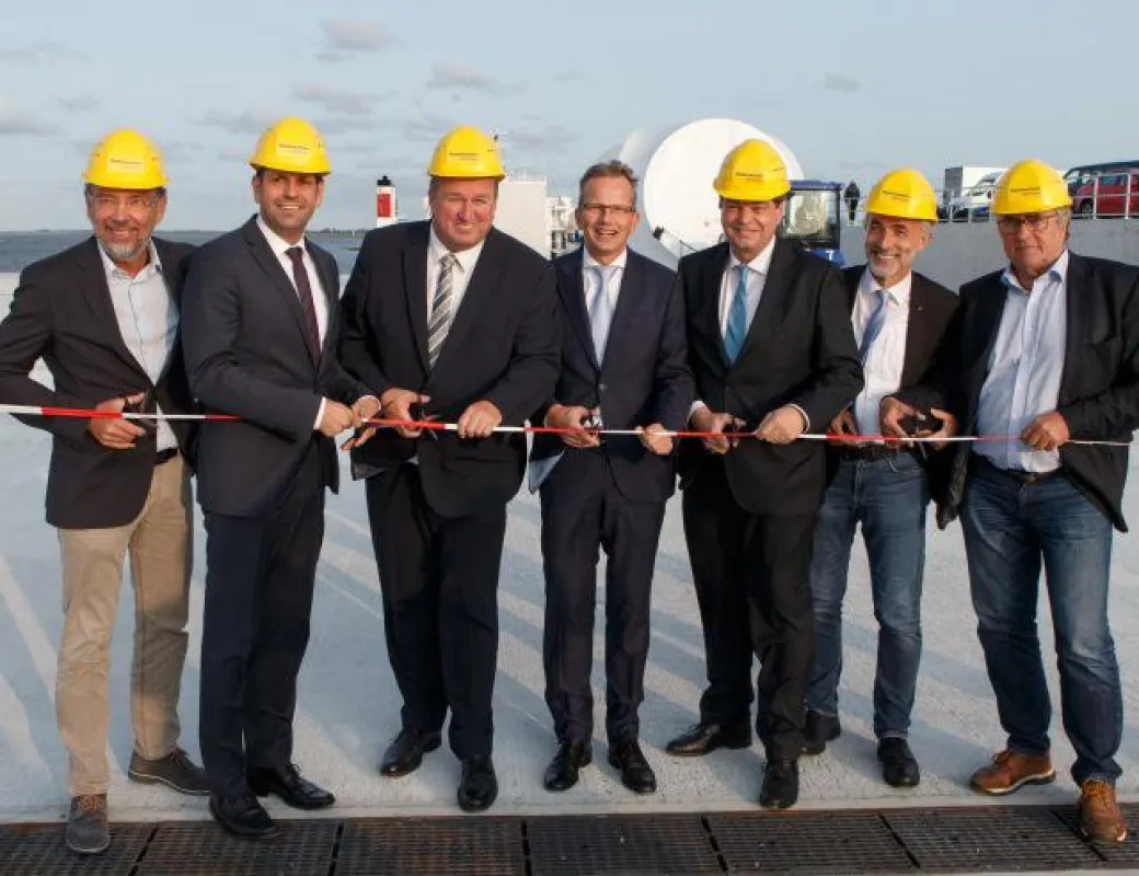 Einweihung des Liegeplatzes 9.3 in Cuxhaven