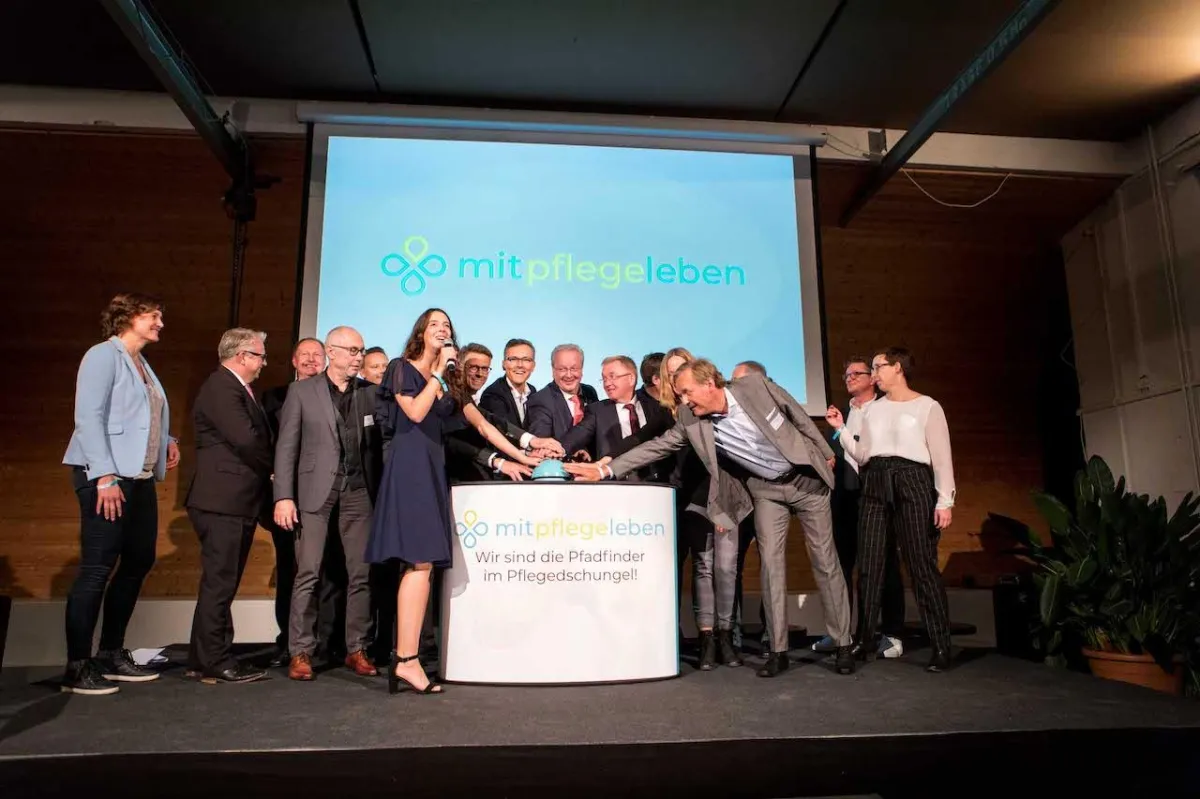 Offizieller Launch der Plattform mitpflegeleben.de im Oktober 2019 in Berlin, Foto: Nadja Wohlleben