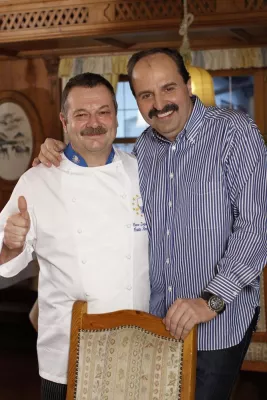 Bild: Fernsehkoch Johann Lafer zu Gast im Ortnerhof