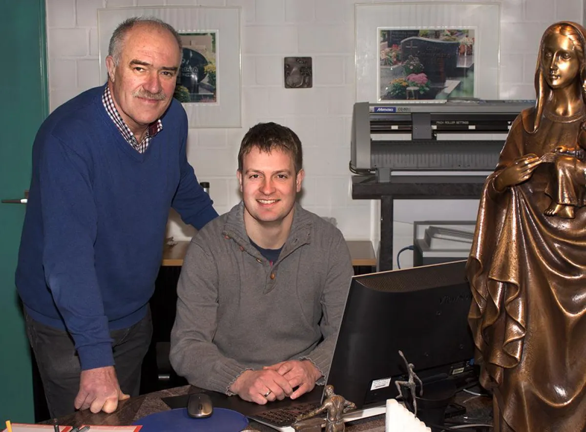 Rainer Schlemper und Sohn Christian