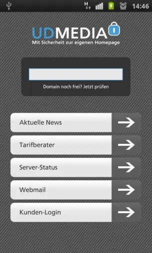 Bild: Hosting-Anbieter UD Media entwickelt eigene App für Android