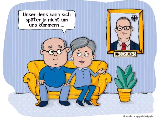 Bild: vigo Krankenversicherung mit provokanter Kampagne zum Kostenrisiko Pflegefall