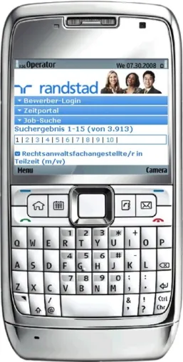 Bild: Personaldienstleister Randstad baut seine Webpräsenz speziell für mobile Endgeräte aus