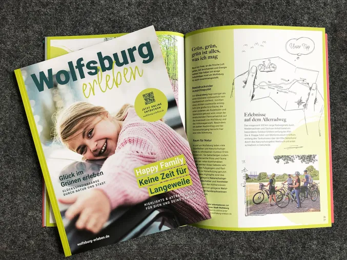„Wolfsburg erleben“-Broschüre Bild: „Wolfsburg erleben“-Broschüre