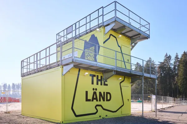 Bild: Individuelle ELA Raumlösung für die Kampagne THE LÄND