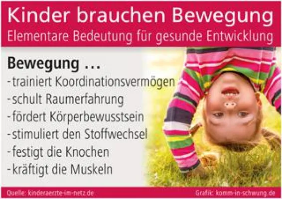 Bild: Kinder brauchen Bewegung