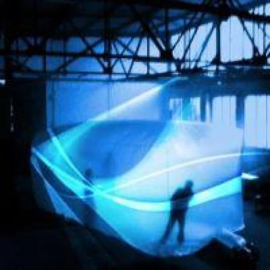 Projektions-Raum von Jonathan Haehn