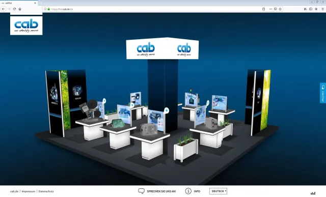 Bild: cab startet Messezwilling im Netz: Drucksysteme jederzeit von überall aus erleben