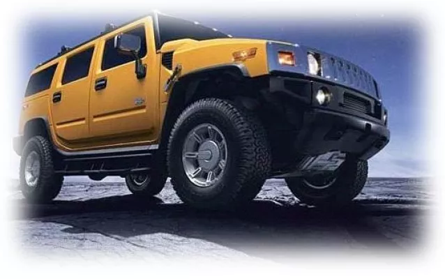 Bild: Der Hummer auf der Insel - Yellowhummer kommt auf Sylt an