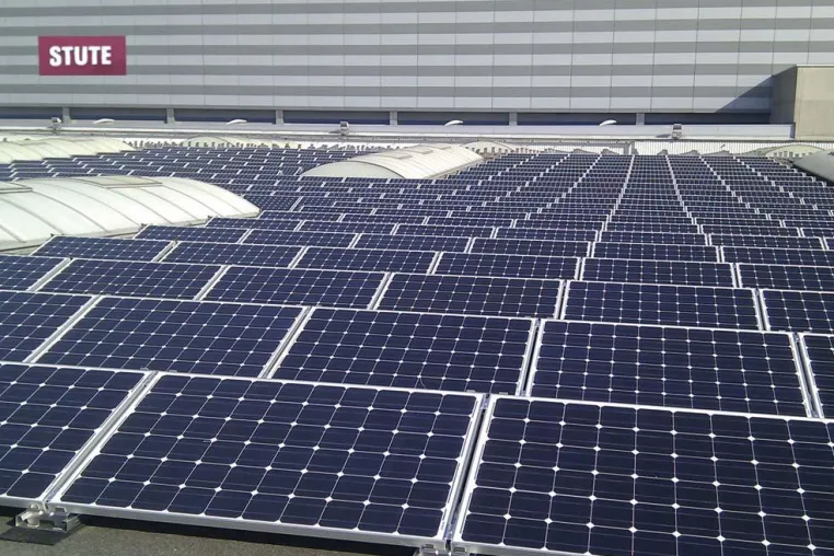 Bild: STUTE produziert noch mehr grünen Strom: Neue Photovoltaik Anlage in Betrieb genommen