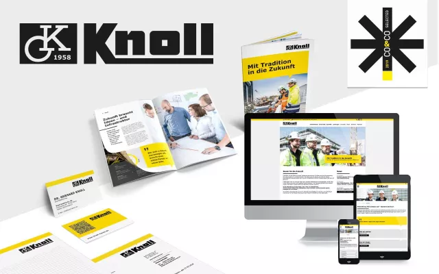 Bild: »CO&CO SELECTED«: Corporate Design des Bauunternehmen Knoll ausgewählt und publiziert