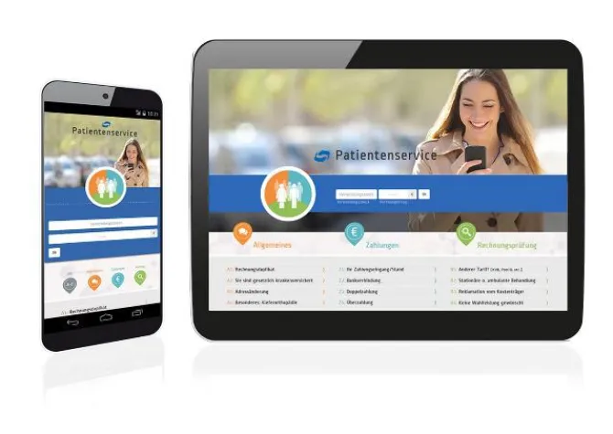 Bild: Neuer Patientenservice der PVS holding