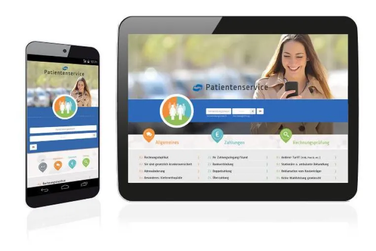 Bild: Neuer Patientenservice der PVS holding