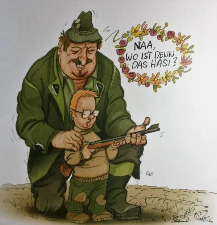 Wildtiere mögen keine Jäger