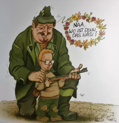 Wildtiere mögen keine Jäger Bild: Wildtiere mögen keine Jäger