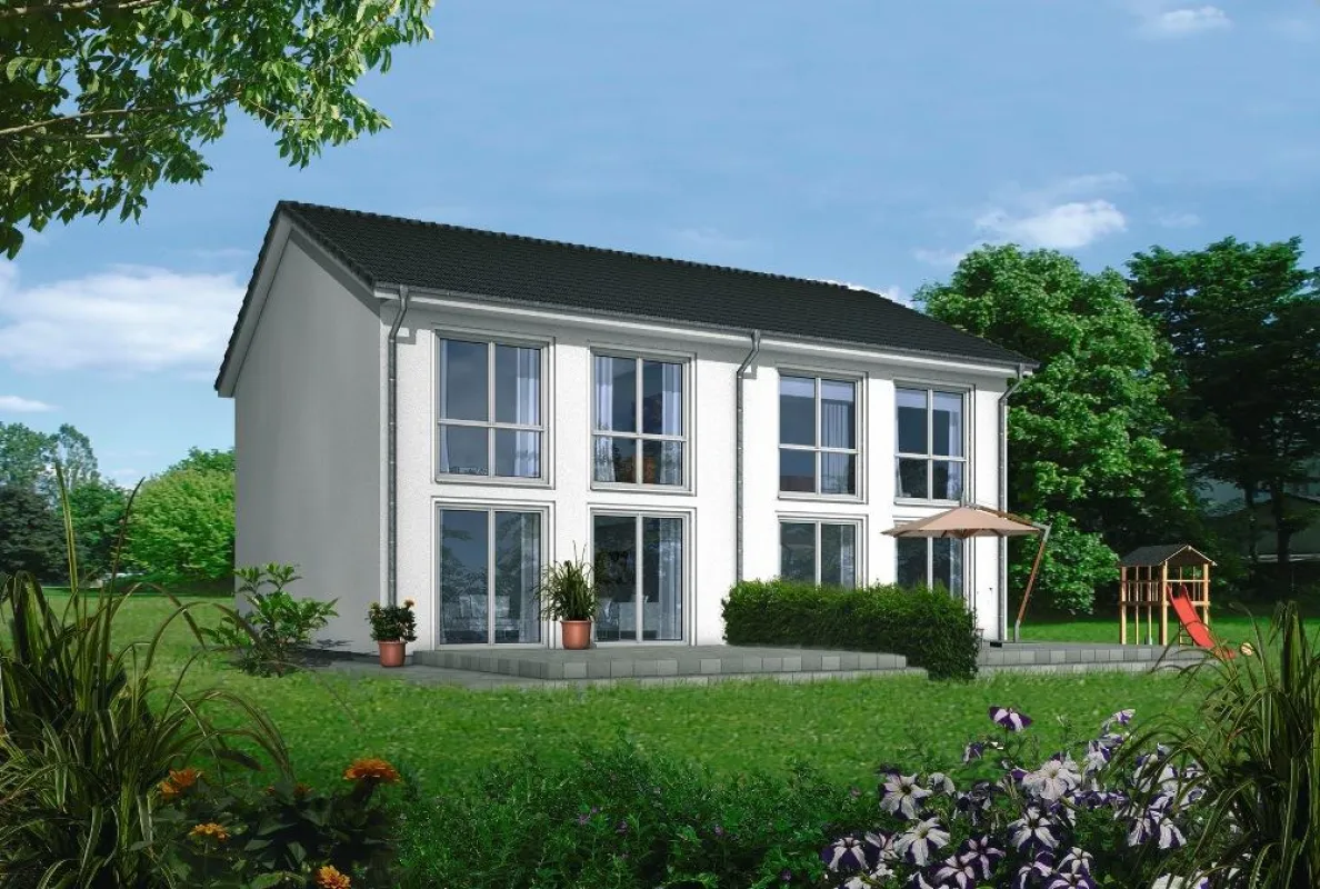 Die „Wunderkiste“ bietet viel Platz: Mit 50 Quadratmetern Grundfläche und drei Etagen können auch kleine Grundstücke ein geräumiges 150-Quadratmeter-Haus beherbergen. Nebeneinander kombiniert wird dar