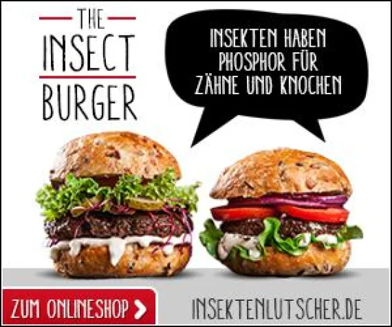 Bild: "The Insect-Burger" der Burger mit echten Insekten