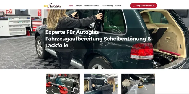 Bild: proService-NRW GmbH erweitert Dienstleistungsangebot: Autoglas, Scheibentönung und mehr!