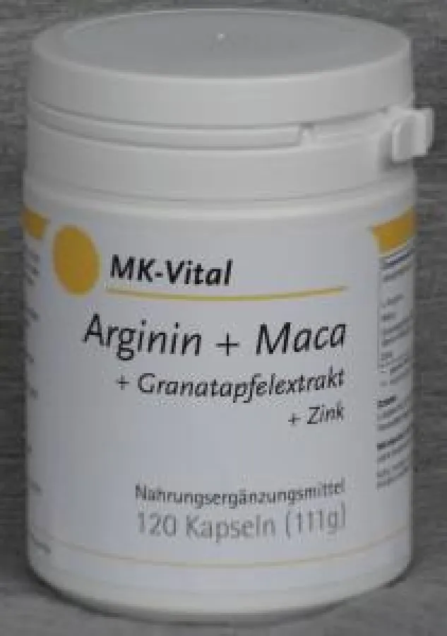 Arginin-Maca-Kapseln von MK-Vital