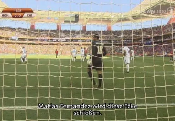 Bild: Live-Untertitel zur WM 2010 dank moderner Spracherkennungs-Software sekundenschnell auf dem Fernseher