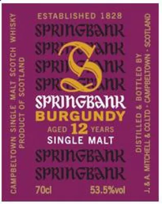Bild: Jetzt in Deutschland: Springbank Burgundy Wood 12 Jahre Single Malt