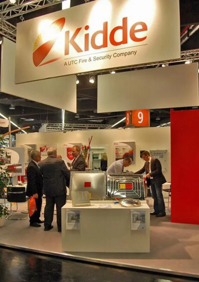 Messestand der Kidde Brand- und Explosionsschutz GmbH auf der POWTECH 2011