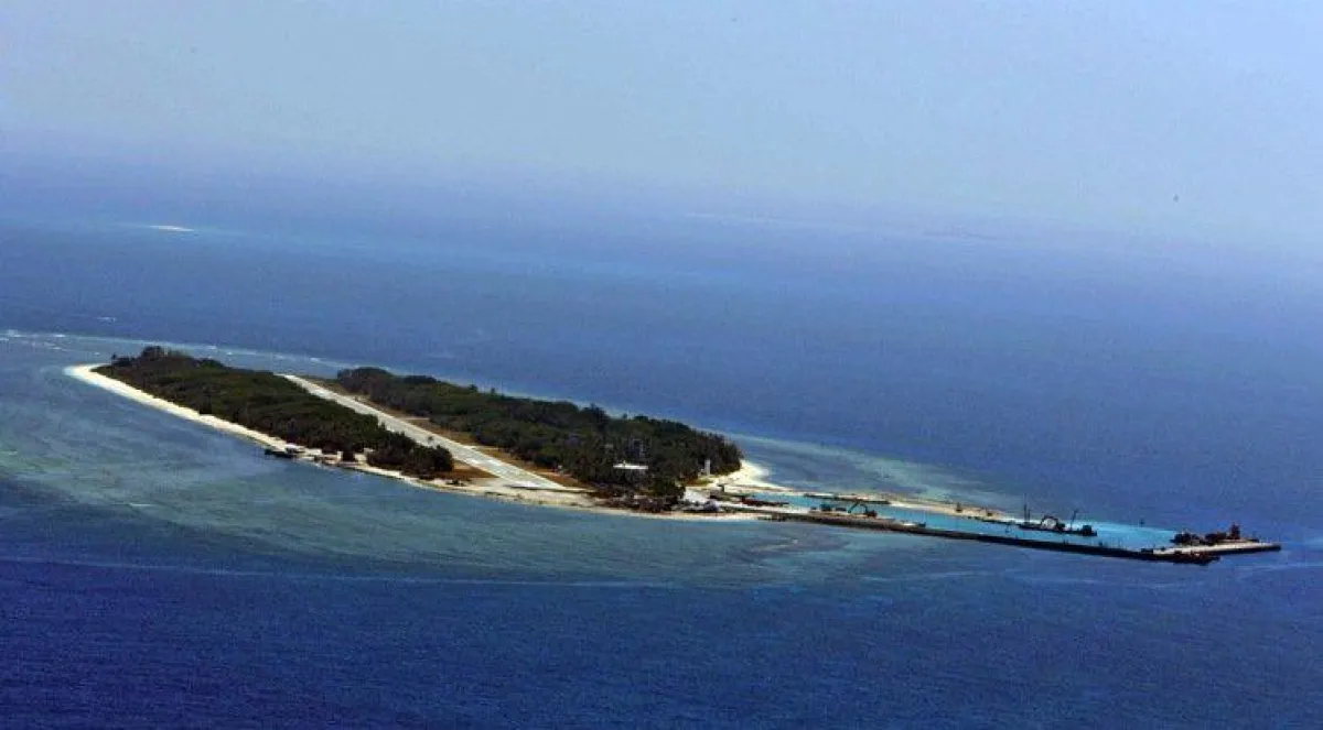 Taiping Insel im Südchinesischen Meer