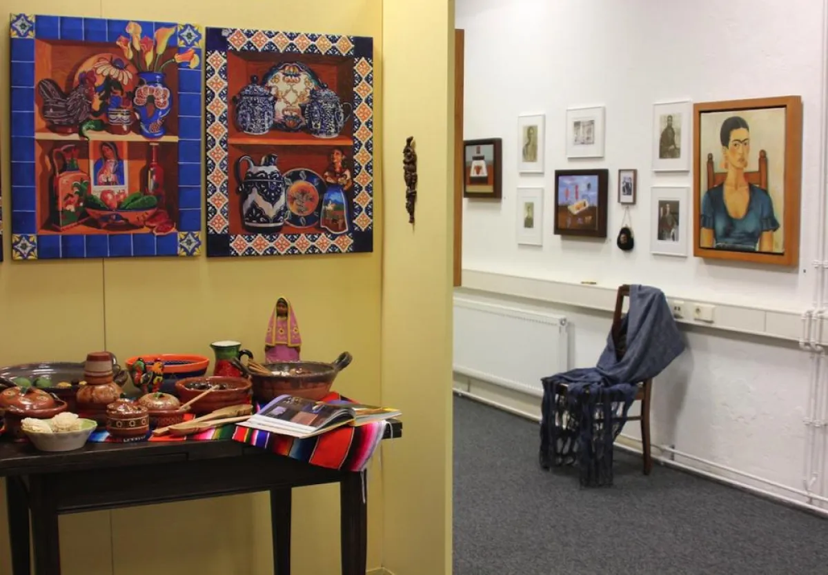 Frida Kahlo Küche in der Frida Kahlo Ausstellung