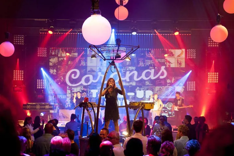 Die Event- und Showband De Coronas live auf der BOE-Messeparty und der Freiburger Kulturbörse erleben Bild: Die Event- und Showband De Coronas live auf der BOE-Messeparty und der Freiburger Kulturbörse erleben