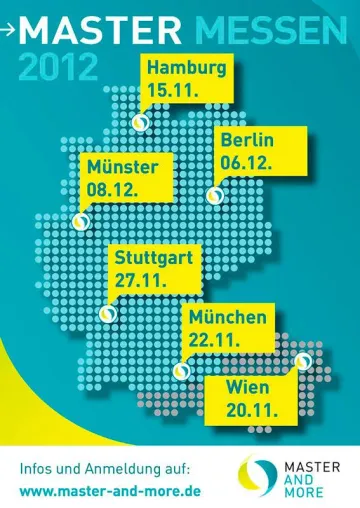 Bild: MASTER MESSEN 2012 an sechs Standorten in Deutschland und Österreich