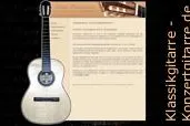 Bild: Die Konzertgitarre Shiva – eine Neuheit von Biedermann Gitarrenbau