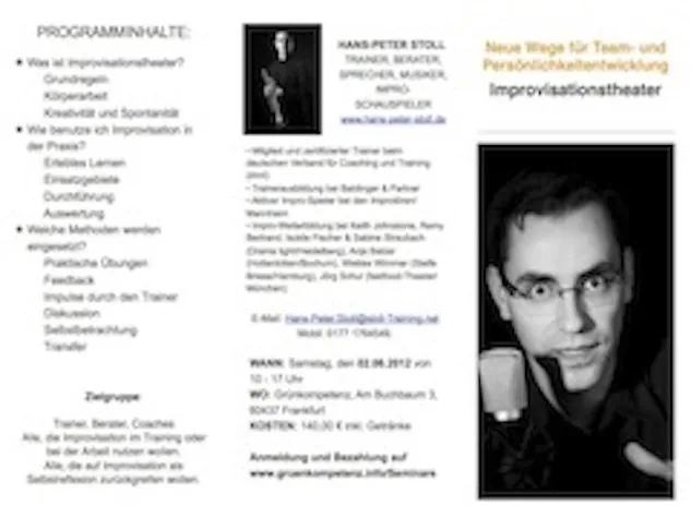 Bild: Persönlichkeitsentwicklung und Teambildung durch Improvisationstheater