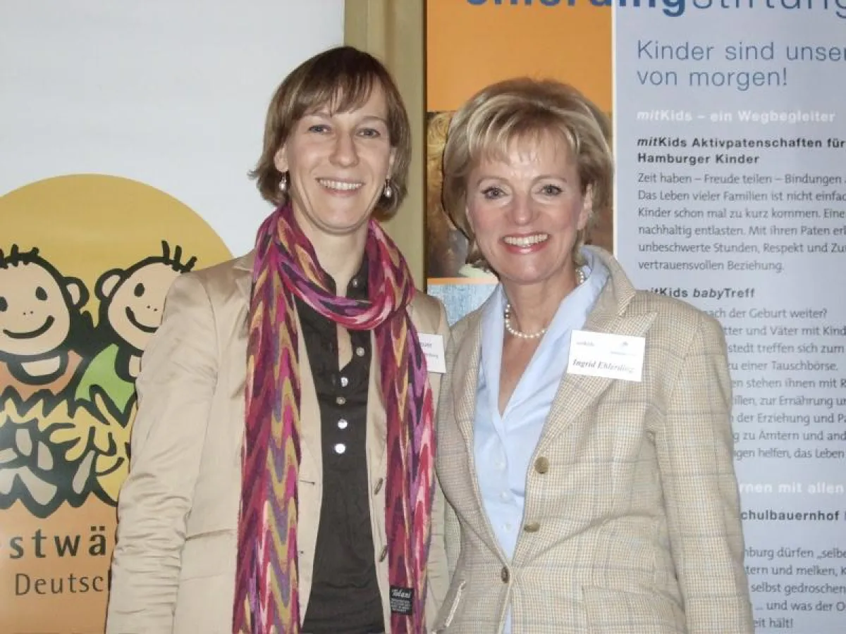 Maren Heuer (nestwärme e.V. Deutschland), Ingrid Ehlerding (Ehlerding Stiftung)