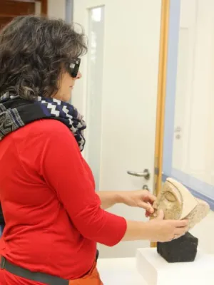 Bild: Frankfurter Stiftung für Blinde und Sehbehinderte zeigt künstlerischen Dialog für die Sinne