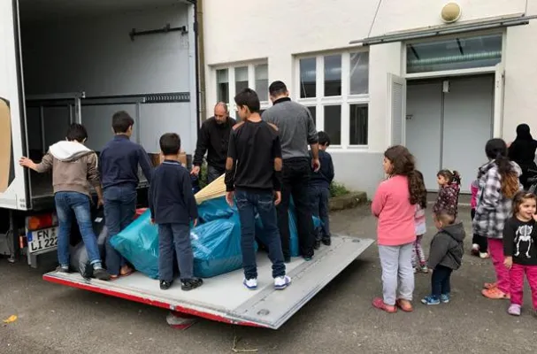 Bild: Abschied aus Liebenau: Flüchtlingsunterkunft wurde aufgelöst