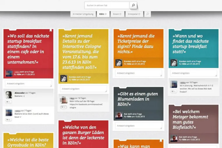 secrets.in: lokaler Frage- und Antwortdienst zum Teilen von Geheimtipps Bild: secrets.in: lokaler Frage- und Antwortdienst zum Teilen von Geheimtipps
