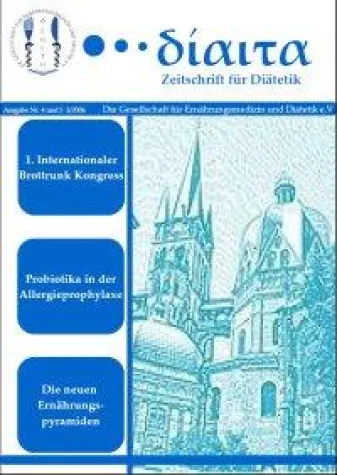 Bild: IVW-geprüfte Fachzeitschrift: diaita-Zeitschrift für Diätetik ist ab sofort auflagenkontrolliert!