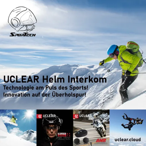 Bild: Helm-Kommunikation von UCLEAR Digital - Dem Innovationsführer