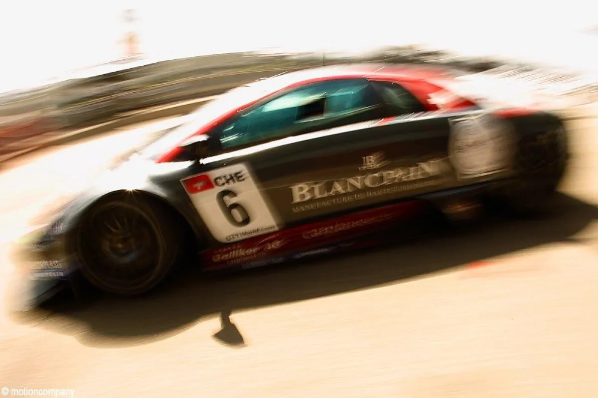 Swiss Racing Team in der FIA GT1 Weltmeisterschaft mit Lamborghini Murcielago LP 670 R-SV auf dem Sachsenring