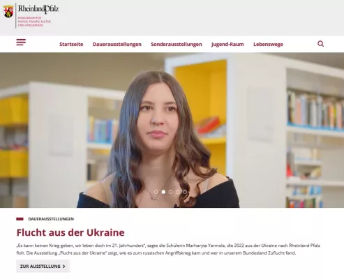 Bild: "Flucht aus der Ukraine" - Neue Ausstellung im Online-Migrationsmuseum "Lebenswege" eröffnet 