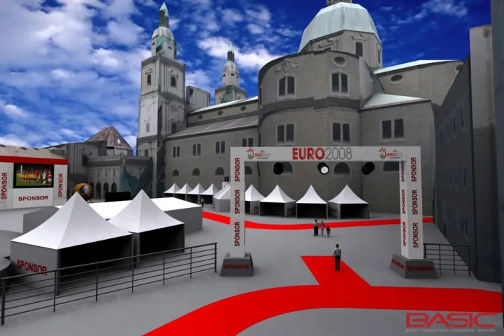 Bild: Das EM-Gesicht der Salzburger Altstadt