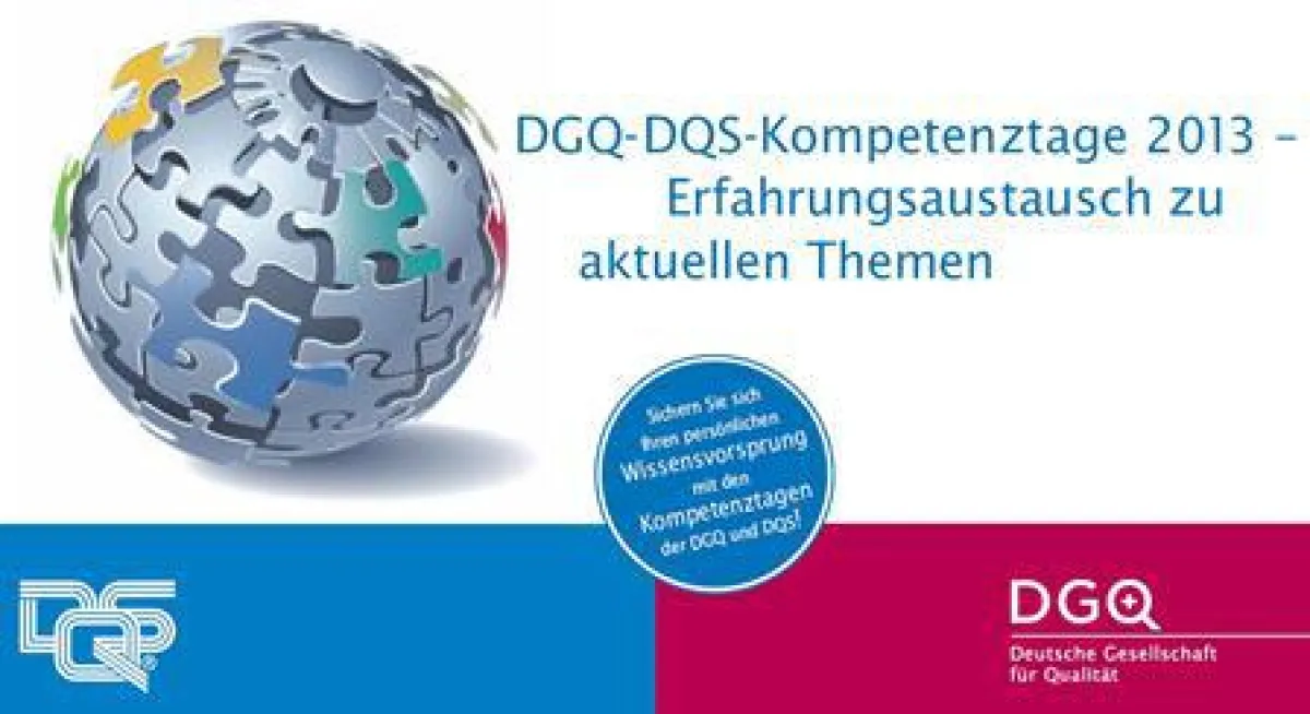 DGQ-DQS-Kompetenztage 2013: Betriebliches Gesundheitsmanagement